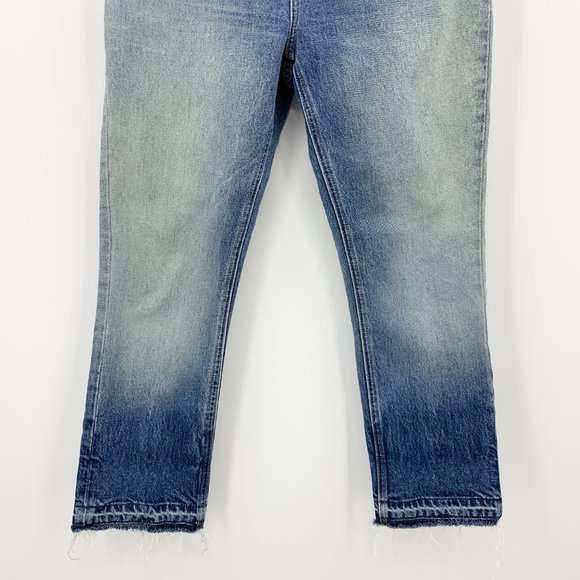 Current Elliott Straight Crop Released Hem Jeans - Picture 3 of 9